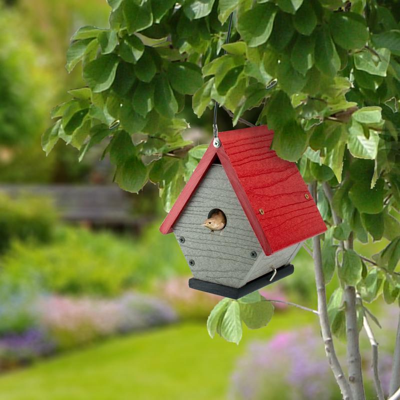 Load image into Gallery viewer, Woodlink Going Green 8.25 in. H X 7.125 in. W X 6.5 in. L Plastic Bird House
