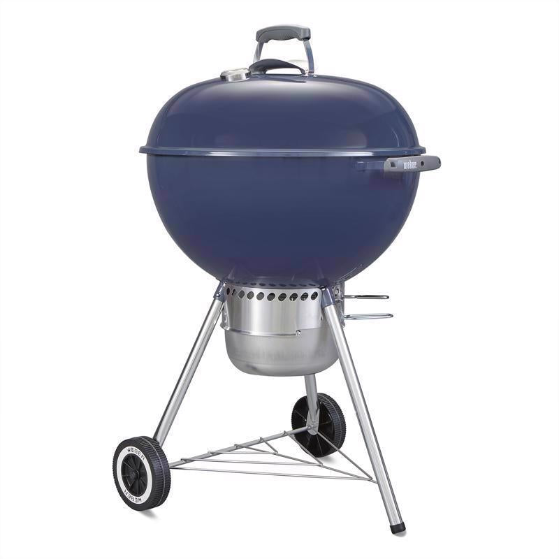 Load image into Gallery viewer, Weber 22 in. Ace Exclusive Original Kettle Premium Charcoal Grill Indigo
