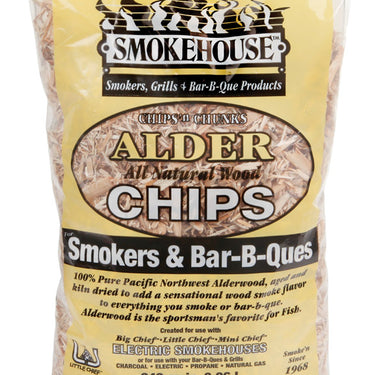 Smokehouse All Natural Alder Wood Smoking Chips 242 cu in