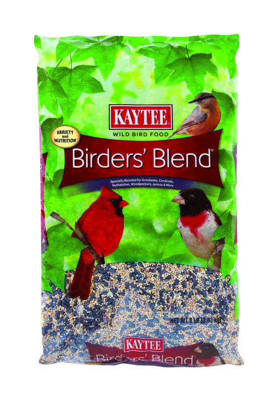 Load image into Gallery viewer, Kaytee Birders Blend Songbird Black Oil Sunflower Seed Wild Bird Food 8 lb
