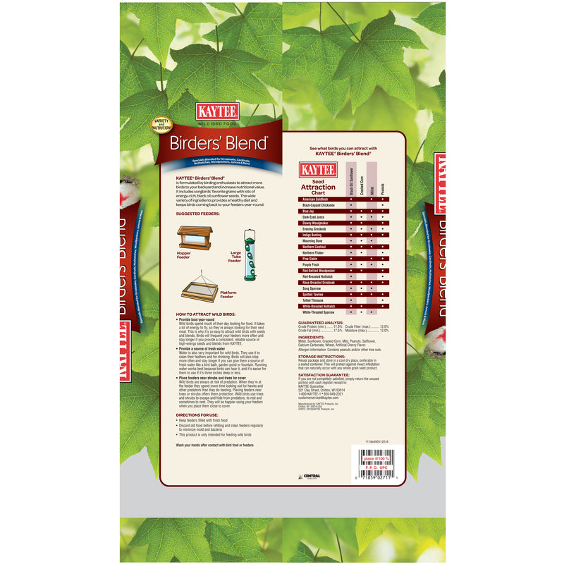 Load image into Gallery viewer, Kaytee Birders Blend Songbird Black Oil Sunflower Seed Wild Bird Food 8 lb
