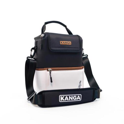 Kanga 12 Can Cooler Pouch - Black/White