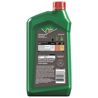 Quaker State Defy 5W-30 Gasoline High Mileage Motor Oil 1 qt 1 pk