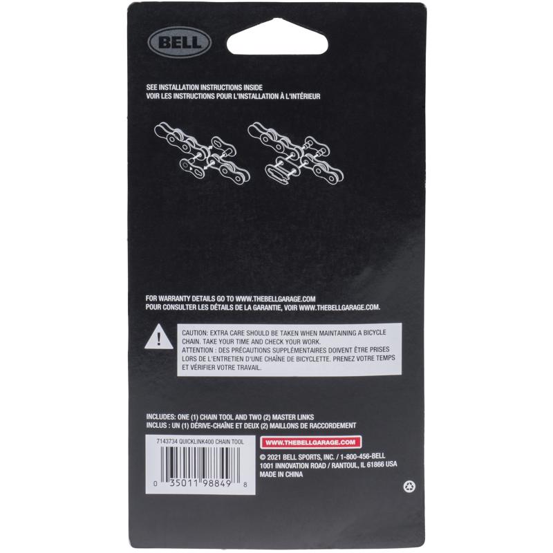 Load image into Gallery viewer, Bell Sports Quicklink Steel Chain Repair Kit Black
