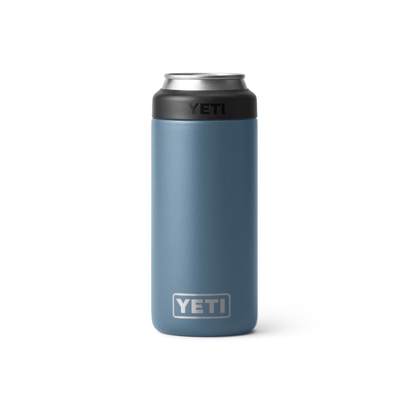 Load image into Gallery viewer, YETI Rambler 12 oz Colster Nordic Blue BPA Free Slim Can Insulator
