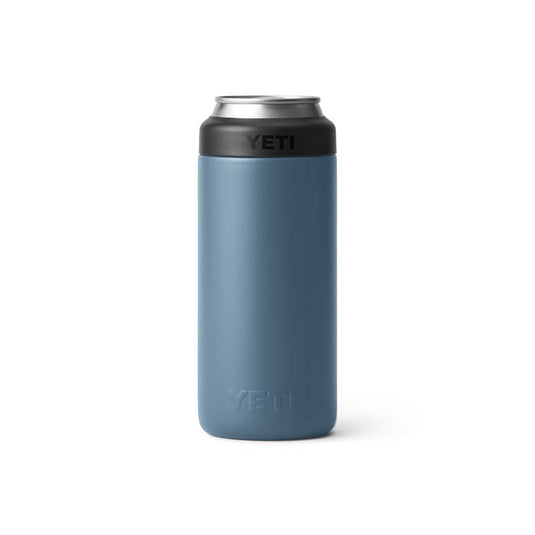 YETI Rambler 12 oz Colster Nordic Blue BPA Free Slim Can Insulator