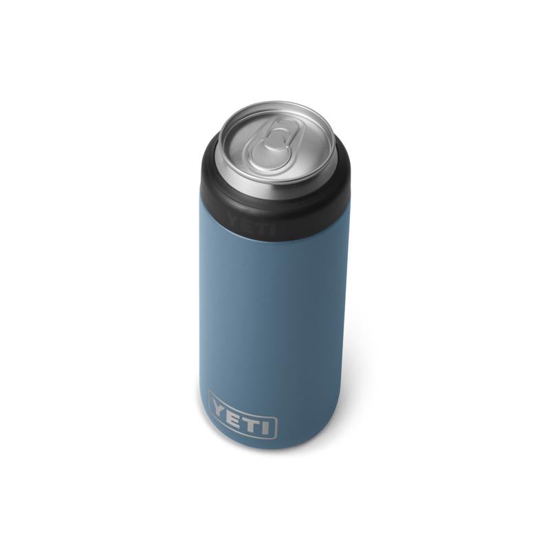 Load image into Gallery viewer, YETI Rambler 12 oz Colster Nordic Blue BPA Free Slim Can Insulator
