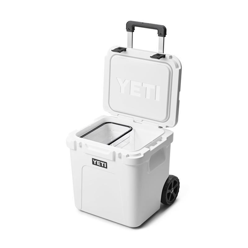 Load image into Gallery viewer, YETI Roadie 48 White 48 qt Roller Cooler
