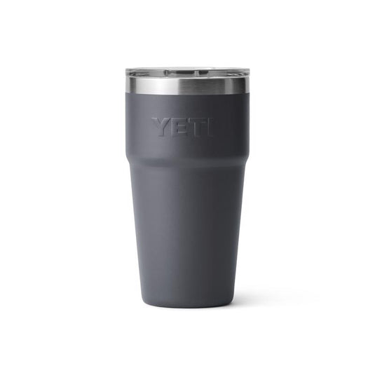 YETI Rambler 16 oz Charcoal BPA Free Stackable Pint