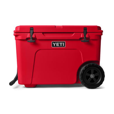 YETI Tundra Haul Rescue Red 50 qt Roller Cooler