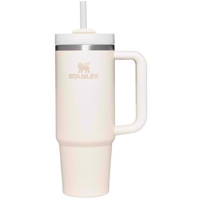 Stanley The Quencher H2.0 FlowState 30 oz Double-wall Vacuum Cream BPA Free Insulated Tumbler