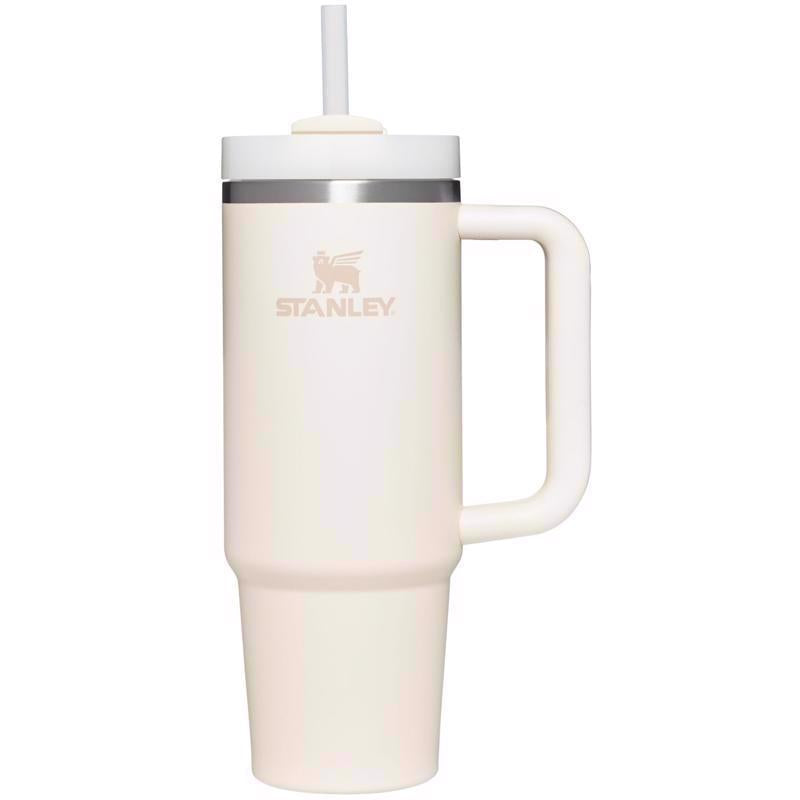 Load image into Gallery viewer, Stanley The Quencher H2.0 FlowState 30 oz Double-wall Vacuum Cream BPA Free Insulated Tumbler
