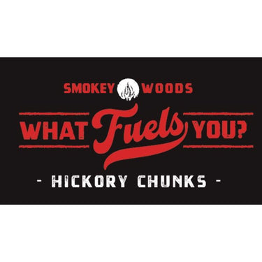 Smokey Woods All Natural Hickory Wood Smoking Chunks 350 cu in