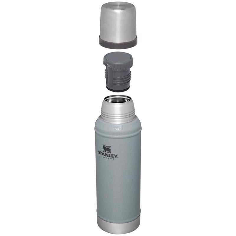 Load image into Gallery viewer, Stanley Classic Legendary 1 qt Hammertone SIlver BPA Free Insulated Bottle
