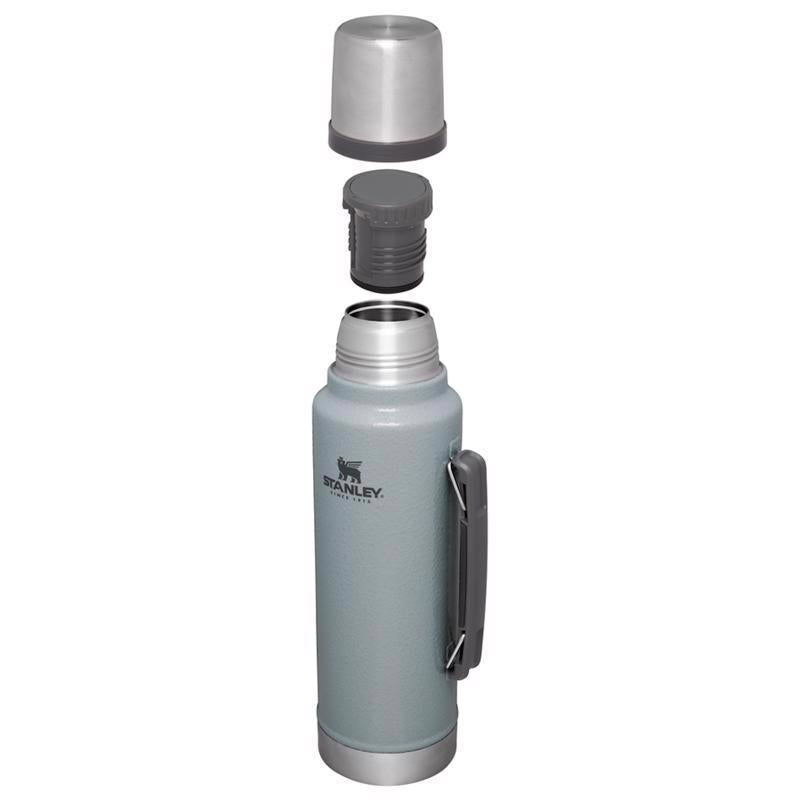 Load image into Gallery viewer, Stanley Classic Legendary 1.5 qt Hammertone Silver BPA Free Insulated Bottle
