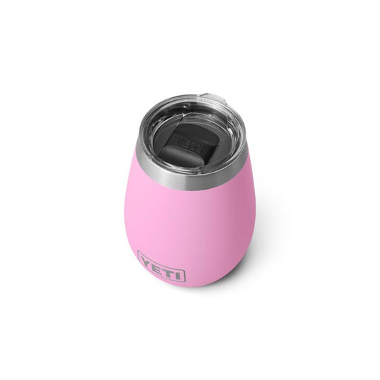 YETI Rambler 10 oz Power Pink BPA Free Wine Tumbler with MagSlider Lid