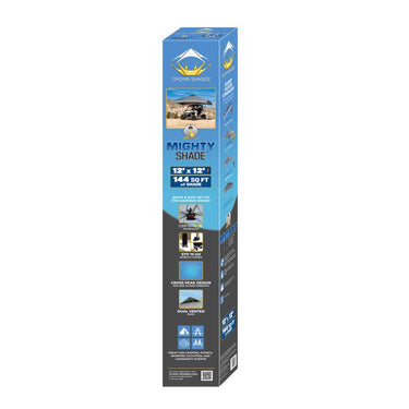 Crown Shade One Touch 150D Polyester Mighty Shade Canopy 9.9 ft. H X 12 ft. W X 12 ft. L