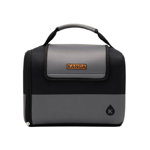 Load image into Gallery viewer, Kanga 12 Can Kase Mate Soft Sided Cooler - Black/Gray
