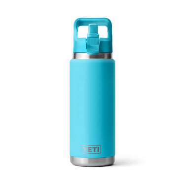 YETI Rambler 26 oz Reef Blue BPA Free Bottle with Straw Cap