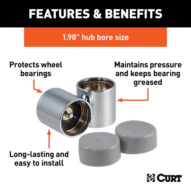 Load image into Gallery viewer, CURT 1.98 in. Bearing Protector Cover
