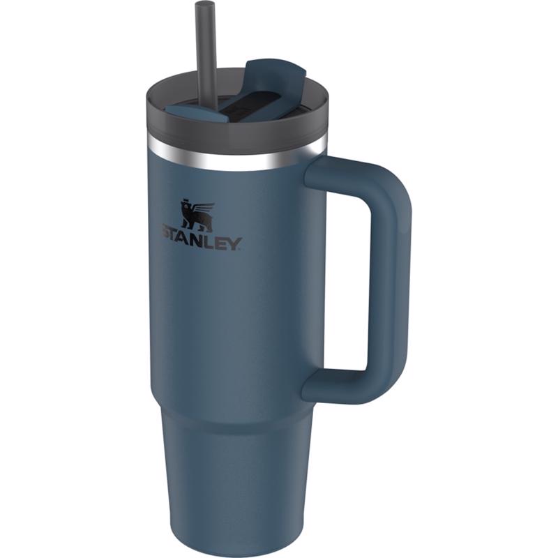 Load image into Gallery viewer, Stanley The Quencher H2.0 FlowState 30 oz Double-wall Vacuum Blue Spruce BPA Free Insulated Tumbler
