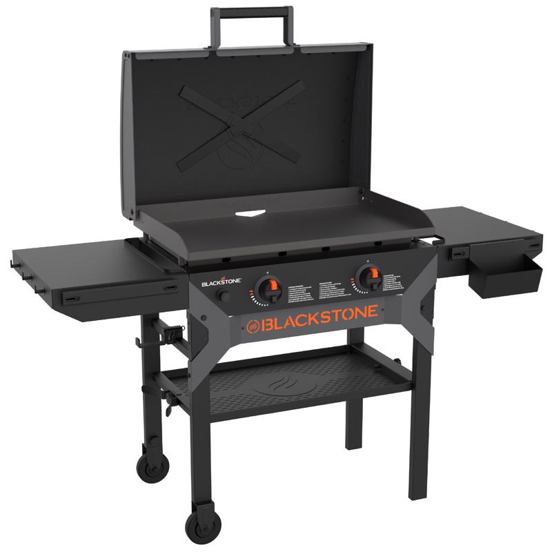 Load image into Gallery viewer, Blackstone 2 Burner Liquid Propane Outdoor Griddle with Hood Black
