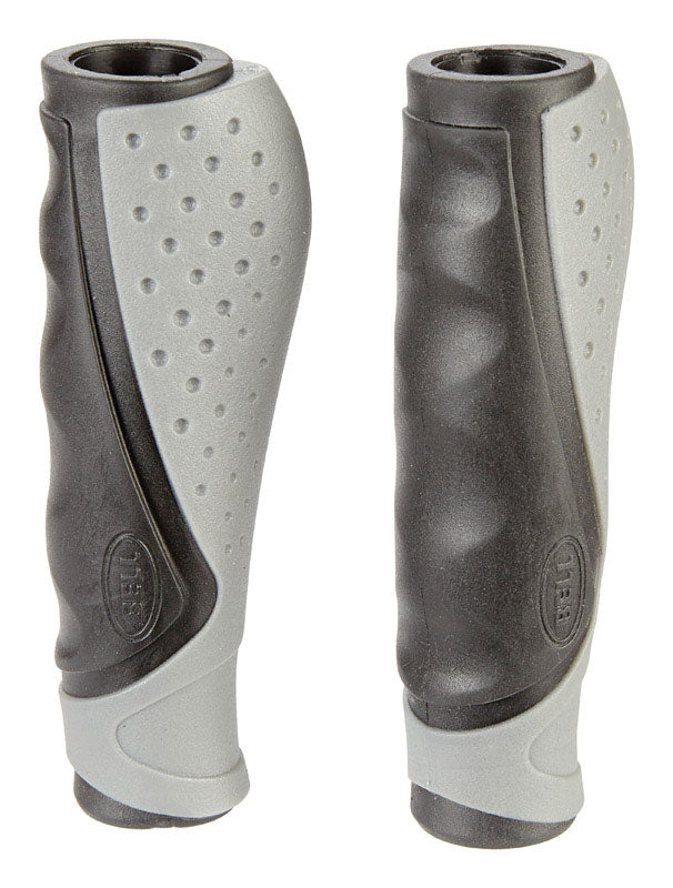 Load image into Gallery viewer, Bell Sports Comfort 750 Rubber Bike Grips Grey/Black
