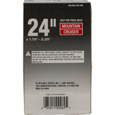 Bell Sports 24 in. Rubber Bicycle Inner Tube 1 pk
