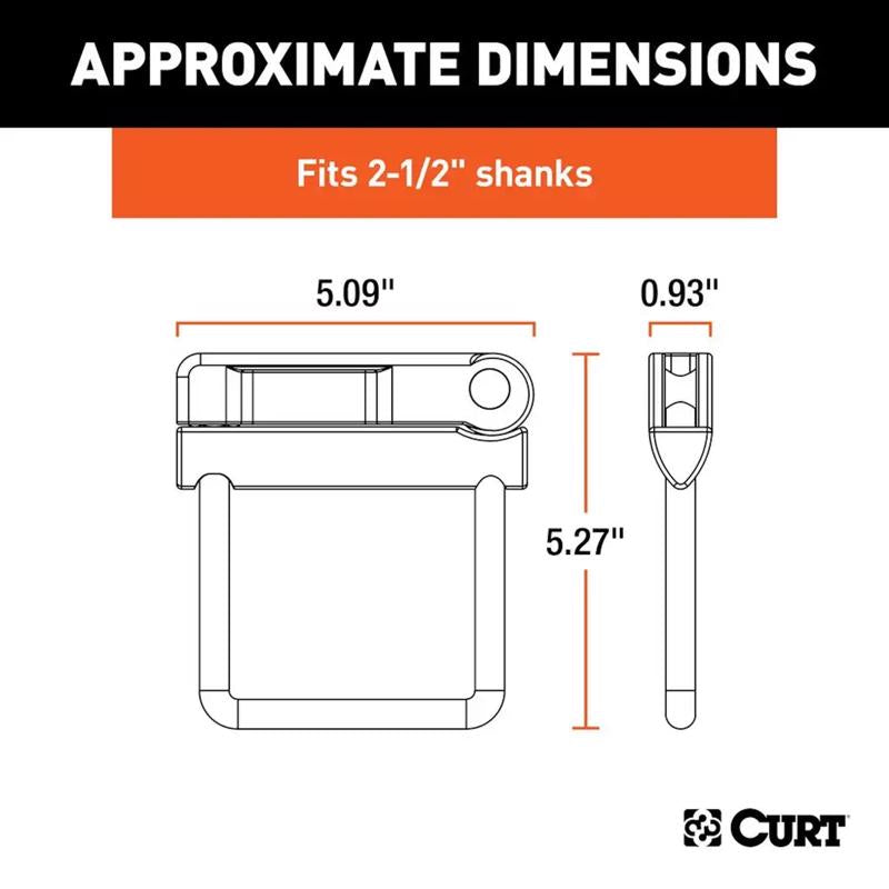 Load image into Gallery viewer, CURT Anti-Rattle Hitch Clamp
