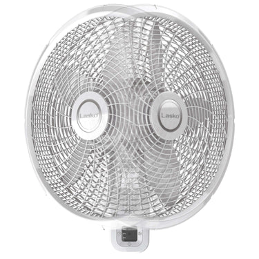 Lasko 22.5 in. H X 18 in. D 3 speed Oscillating Wall Mount Fan