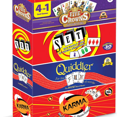 Five Crowns 4 Pack Bundle Card Games for Kids