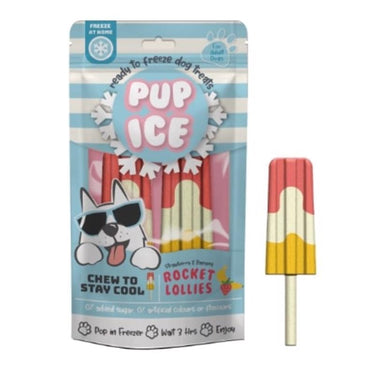 Ethical Products Inc. Pup Ice Banana/Strawberry Grain Free Treats For Dogs 2 pk