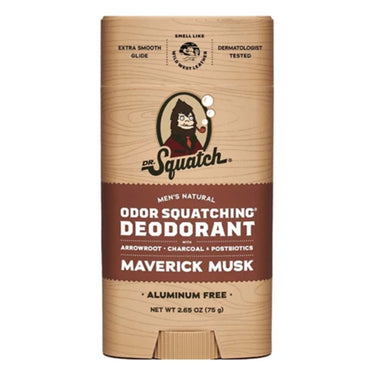 Dr. Squatch Maverick Musk Natural Odor Deodorant 2.65oz