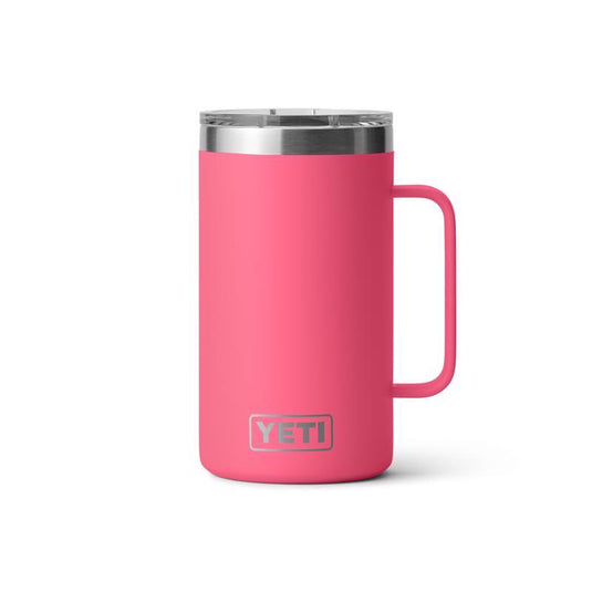 YETI Rambler 24 oz Tropical Pink BPA Free Mug with MagSlider Lid