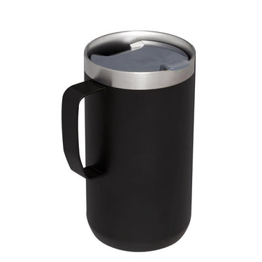 Stanley Everyday Camp Black Camping Mug 6.81 in. H X 4.72 in. W X 3.64 in. L 24 oz 1 pk