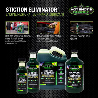 Hot Shot's Secret Stiction Eliminator Engine Oil Treatment/Stabilizer 16 fl. oz.
