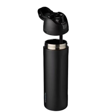 Owala FreeSip 24 fl. oz. Very Very Dark BPA Free Water Bottle with Spout Lid