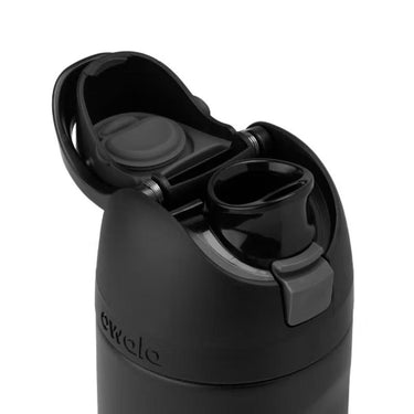Owala FreeSip 24 fl. oz. Very Very Dark BPA Free Water Bottle with Spout Lid