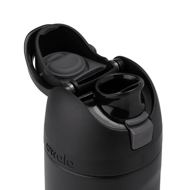 Owala FreeSip 32 fl. oz. Very Very Dark BPA Free Water Bottle with Spout Lid