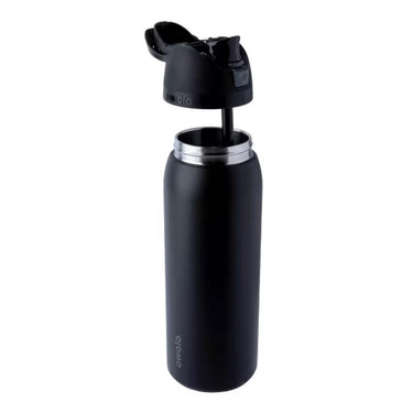 Owala FreeSip 40 fl. oz. Very Very Dark BPA Free Water Bottle with Spout Lid