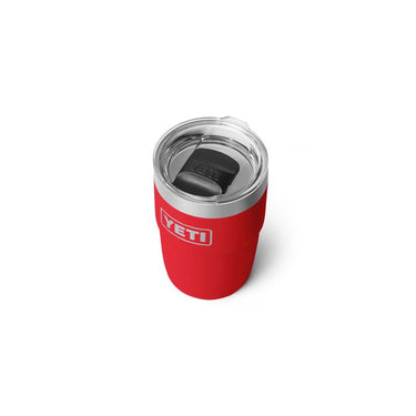 YETI Rambler 8 oz Rescue Red BPA Free Ceramic Lined Stackable Tumbler with MagSlider Lid