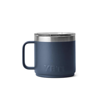 YETI Rambler 14 oz Navy BPA Free Ceramic Lined Stackable Mug with MagSlider Lid