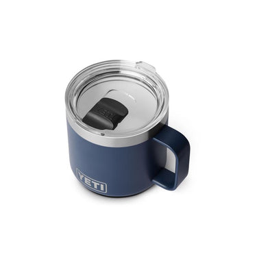 YETI Rambler 14 oz Navy BPA Free Ceramic Lined Stackable Mug with MagSlider Lid