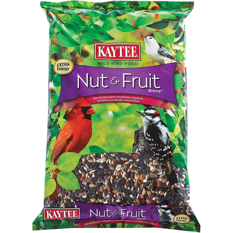 Load image into Gallery viewer, Kaytee Nut &amp; Fruit Blend Songbird Nut &amp; Fruit Wild Bird Food 5 lb
