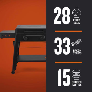 Traeger Irontop 2 Burner Liquid Propane Outdoor Griddle Black