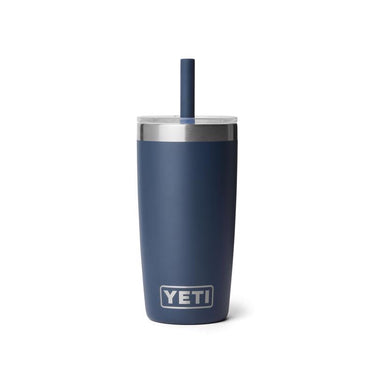 YETI Rambler Jr 10oz Kids Cups w/Silicone Straw (Navy)