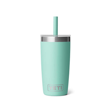YETI Rambler Jr 10oz Kids Cups w/Silicone Straw (Seafoam)