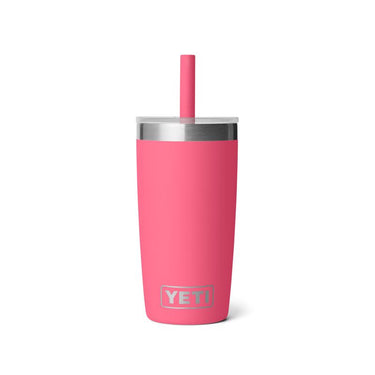 YETI Rambler Jr 10oz Kids Cups w/Silicone Straw (Tropical Pink)
