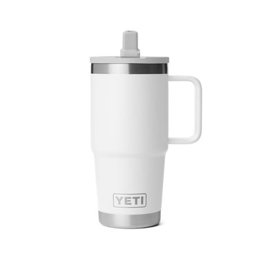 YETI Rambler 20oz Travel Straw Mug (White)