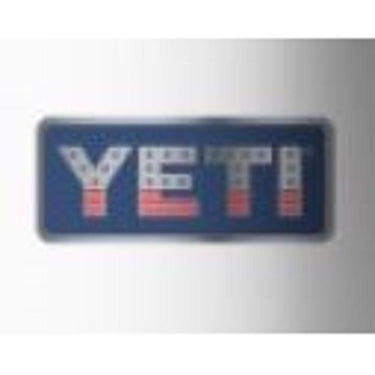 YETI Rambler 12 oz White Patriotic BPA Free Badge Colster Can Insulator